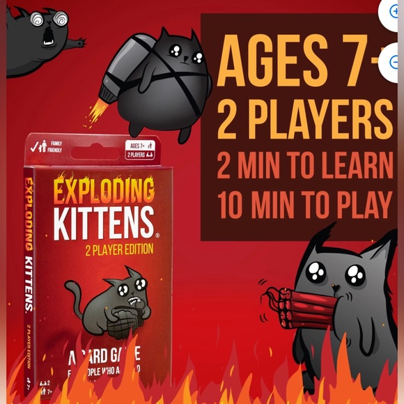 Exploding kittens card game - Picture 3 of 3
